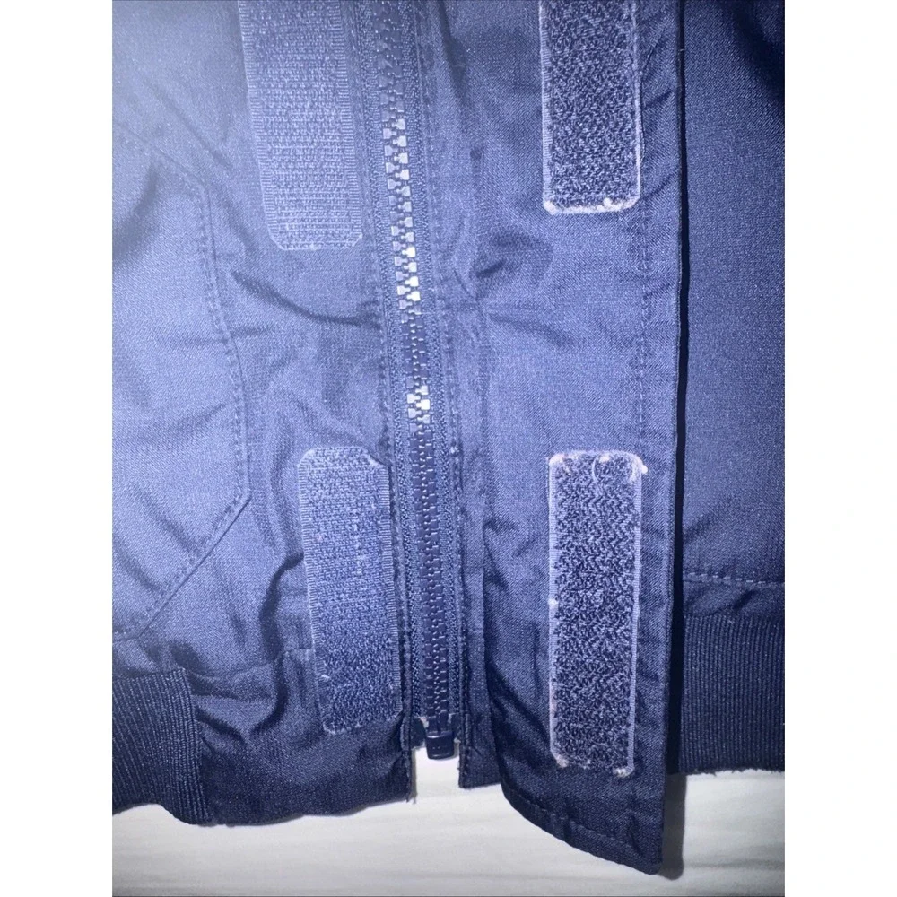 North Face Boys XXS 5 DryVent 600 Fill Down Hooded Winter Parka Navy